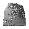 Berretti scintillanti Silver Grey Lady Skullies Beanies Cappello Goth Autumn Inverno Ski Men Donne Cap Calda Calda Calza Knit Calda Calda Knit