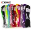 Icerio 14pack Clourpped Kinky Minnow Fiber Streamer Fly Fibers Tying Material for Fly Fishing Bass Lure
