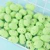 Party Decoration 50pcs Colorful Foam Mini Easter Eggs Cute Bird For DIY Handicraft Handmade Wreath Door Hanging Decor Festive Supplies