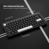 Accessories 129 Keys WOB/BOW Double Shot PBT Keycaps Low Profile Slim Keycap for 60% 65% 75% 100% Gateron Cherry MX Switches Gaming Keyboard