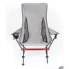 Lägermöbler Portable Tralight Moon Chair Outdoor Folding For Cam with Hand Rest Beach Fishing Drop Delivery Sports Outdoors Camping DHK2A