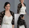 Wedding Bridal Bolero Giacca Wrap Wrap Shrug Shrug Long Front Lace Applique APPLICA APPLICA PER BRIDE MADE 6649161