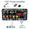 Woopker D10-II Amplificateur Audio Board Digital Bluetooth AMP Module 30-120W pour 4 ohm haut-parleur 110V-220V 12V / 24V avec écran LED