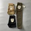 Men's Pants Versatile Men Cotton Trousers Retro-inspired Cargo With Multiple Pockets Slim Fit Design For Outdoor