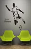 2016 Nouveau mur de football autocollant Sticker Sports Decoration Mural For Boys Room Wall Stickers 6721782