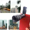 Universal 8x 20X Toy Telescope Lens Zoom Cell Phone Lens External Mobile Phone Clip Camera Photo Mini for iPhone Samsung Andriod