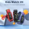 Mundas S90 Smart Watch Fitness Tracker con temperatura corporal de 24 h 0.96 "Pantalla táctil IP68 Impermeable Smart Watch para niños adolescentes