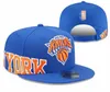 Chapéus de basquete americano "Knicks" Snapback 32 Equipes Finais de designer de luxo Campeões Campeões Casquette Sports Sports Strapback Snap