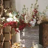 Fleurs décoratives 98 cm artificielles 3 fourche delphinium décoration de maison réaliste mariage décora de la salle de fleurs art table mariage