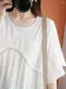 Женские блузки летняя мода Женская одежда O-образное вырезок белый рукав бабочек