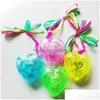LED Rave Toy 1PC Star Heart Light up Toys Necklace Pendant Kids Glow Gift linking Carnival Party Abeving Navidad Birthday