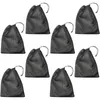 Çamaşır çantaları 8 PCS Çizme Depolama Depolama Örgü Bag Basketbol Net Sebze Seyahat Polyester Eşyaları Çuval