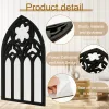 3pcs gotik duvar kemeri aynaları set katedral kemerli ayna dekor dekoratif oturma odası yatak odası giriş yolu banyo vanity ev