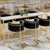 Banks Nordic Hoker Bar tabourets Home Counter High Ergonomic Modern Irish Dining Chair Accent Cadeiras Bar Furniture Xy50by