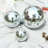 Disco Vidro Ball Light DJ 3cm 5cm Festa de Natal com Reflexivo Reflexivo Vidro Rotativo Mirror Ball Decor