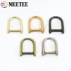 5/10pcs Meetee 8mm O D Ring Buckles Bag Belt Webbing Clothes Hanger Horseshoe Detachable Loop Buckle DIY Hardware Accessories