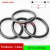 Thickness/CS 2.4mm/0.094" NBR70 Nitrile Rubber Ring Sealing O Rings O-Ring Seal Gasket Oil Washer Gaskets ID 17.2-40mm