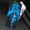 Custodia per telefono giocatore a stella di calcio per Samsung Galaxy S23 S21 S20 FE S24 S22 Ultra S10E S10 S9 S9 S8 Plus COPERCHIO DI SILICONE NERO