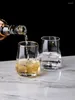 Wine Glasses Creative Diamond Glass Mugs Whisky Geometric Octagonal Drinking Coffee Juice Cup Beer
