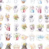 46pcs Flower Market Series Boxed Stickers Decoratief Scrapbooking Diy Label Diary Stationery Album Telefoon Journal Planner