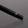 Pen de fonte personalizada Texto dourado Os artigos de papelaria fornecem de volta aos itens da escola itens de metal escrevo homens de tinta de luxo em japonês preto