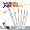 Art 6pcs Paint pinceau portable Couleur Couleur Crayon Crayon Soull