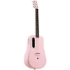 Super Airsonic Fiber Guitar Guitar Electric 36 com efeitos em rosa - conjunto de 2 para jogadores destros