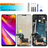 För LG G7 Thinq LCD -skärm Pekskärm Digitizer Assembly med ram G710 Display för LG G7 -skärmersättning Reparationsdelar