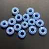 Diamanti sciolti meisidiani 2 tiri 13,5x6,4 mm Opal 5,8 mm foro blu full foro perline sintetiche blu