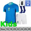 Бразильс футбол Джерси 2024 Copa America Cup Neymar Vini Jr Kids Kit Sets 2025 Brasil Национальная команда футбольной рубашки 24/25 Home Away Player Версия 2xl Rodrygo Martinelli