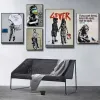 Scandinavian proste graffit na ścianie sztuki pop pop Banksy HD Canvas Painting Plakat Drukuj domowy sypialnia dekoracja salonu