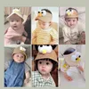 Berets Little Girls Boys Straw Roll Up Sun Hats Summer Floppy Beach Caps Foldable Visor Cap Wide Brim Girl's Hat