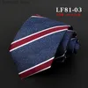 Ties cravatte da uomo Business professionale cravatta da lavoro a strisce da 8 cm Cinta floreale casual tieq