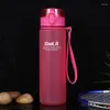 Canecas Capa de rejeição aquática Tampa de salto Fosco Cup de plástico portátil Creative Gift Sports Kettle para meninos e meninas Handy Space