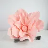 Dekoratif Çiçekler Simüle PE Yapay Magnolia Centerpieces Düğün Masa Şenliği Diy Pografi Zemin Süslemeleri Sahte Çiçek