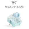 Keyboards TTC bluish white switch paragraph switch 42g mx series 3pin mechanical keyboard