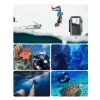 Cameras 45M Waterproof Case for DJI Action 2 Diving Housing Protective Shell Underwater Cover High Transparent Material for DJI Action 2