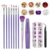 Kit di gel UV in polvere set di manicure lampada per estensione falsa estensione set basare kit di soluzione acrilica di soluzione acrilica