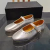 Lente zomerronde teen zoete ballet flats voor dames schoenen luxe merkontwerp feest muilezels