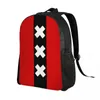 Backpack Holland Amsterdam Flag Laptop Männer Frauen lässig Bookbag für Schulschule Student Niederlande Taschen