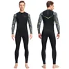 Women's Swimwear Men Diving Suit Long Sleeve Sunscreen Skin Clothes Snorkeling Surfing Swimsuit With Zipper Elastic Water Sports Equipment