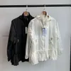 Moda damska marka damska drogie pary haftowane duże rozmiary designerskie płaszcze odzieży wierzchniej