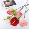 Decorative Flowers 1 Pc Elegant Plastic Calla Lilies Real Touch Artificial Anthurium Home Decor Bouquet Accessories Wedding Supply