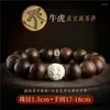 Strand Natural Mammoth Ivory Bracelet Budista Kalimantan Void Tibetan Bodhisattva para homens