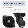 Per Hanke W013 Wheel Universal Wheel Case Sostituzione del bagaglio manutenzione Grottene scorrevoli a scorrimento Slier resistente