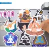 20/30/50pieces India Culture Chakras Style Yoga Stickers for Girls Journal Scrapbook Car Bike Bagage Phone Laptop Sticker Toys Toys