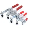 1/2 stks Toggle Clamp 201a/201b/201c/225d Heavy Duty horizontale snelle release schakelklemmen set klemmen houtbewerking handclipgereedschap