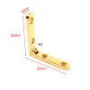 2Pcs 90 Degree Hinges For Wooden Box Jewellery Case Cabinet Furniture Hardware For Jewellery Wine Box