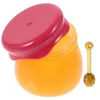 Storage Bottles Small Jar Containers Lids Mushroom Head Travel Jars Cream Abs Lip
