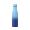 2021 500 ml butelki cola w kolorze gradientowym podwójna ściana ze stali nierdzewnej Izolowana próżnia 17 uncji butelka wodna Ombre Rainbow Sports LL